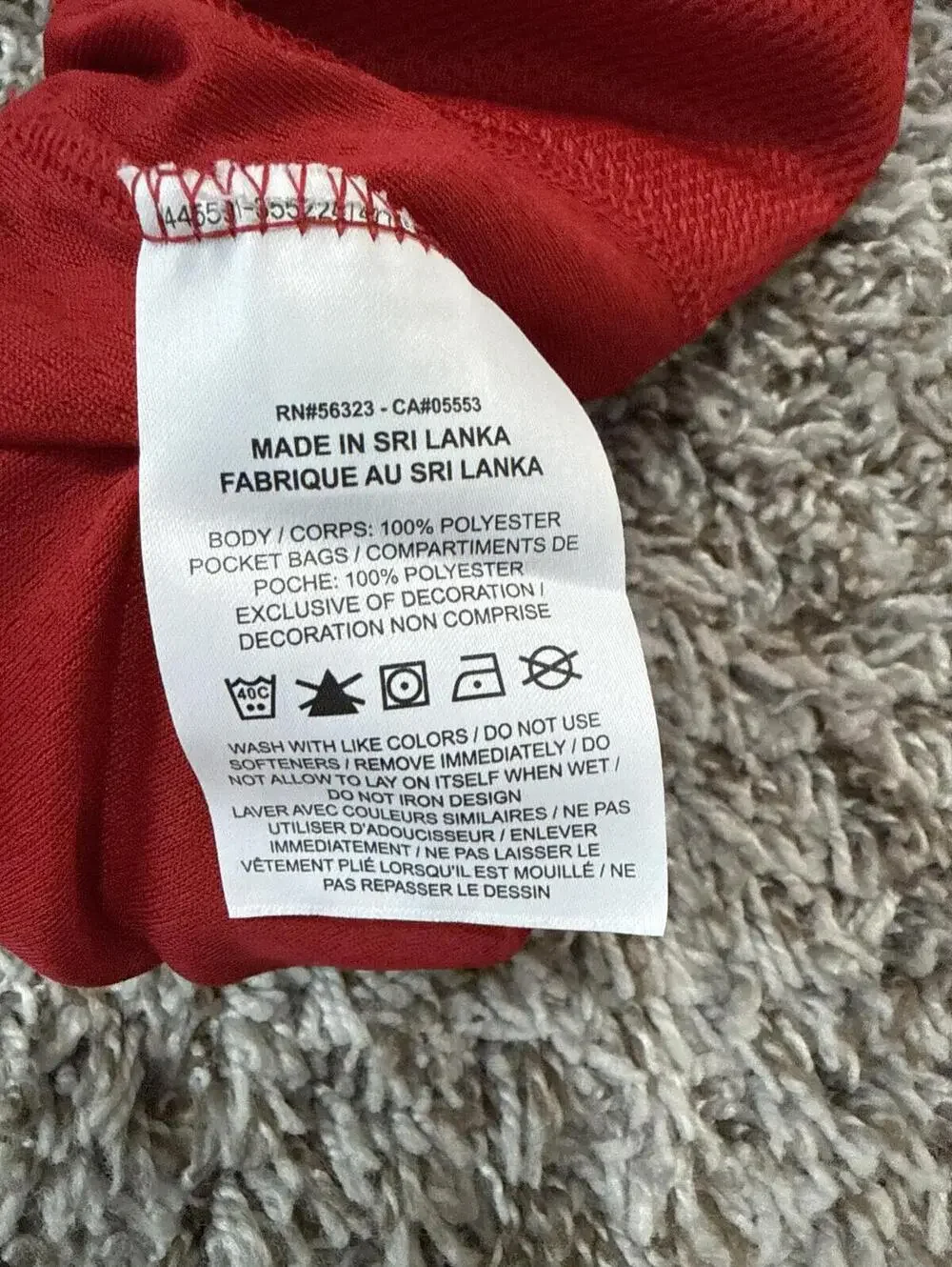 Nike Kids Dri-FIT Red Black Athletic Shorts XL